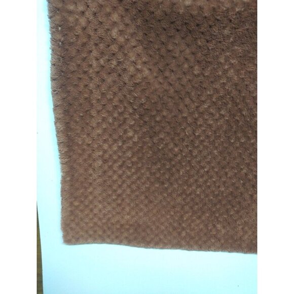 Minky Couture Blanket/travel blanket/foot blanket Waffle Honey/rust color baby - Picture 7 of 9